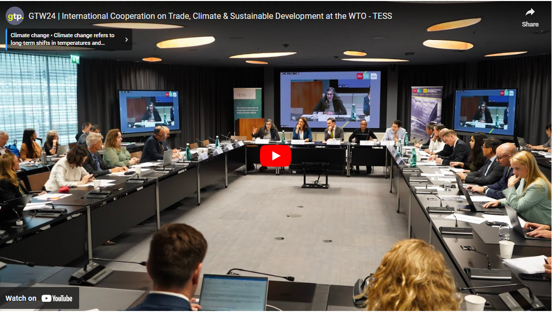 GTW24 | International Cooperation on Trade, Climate & Sustainable Development at the WTO - TESS