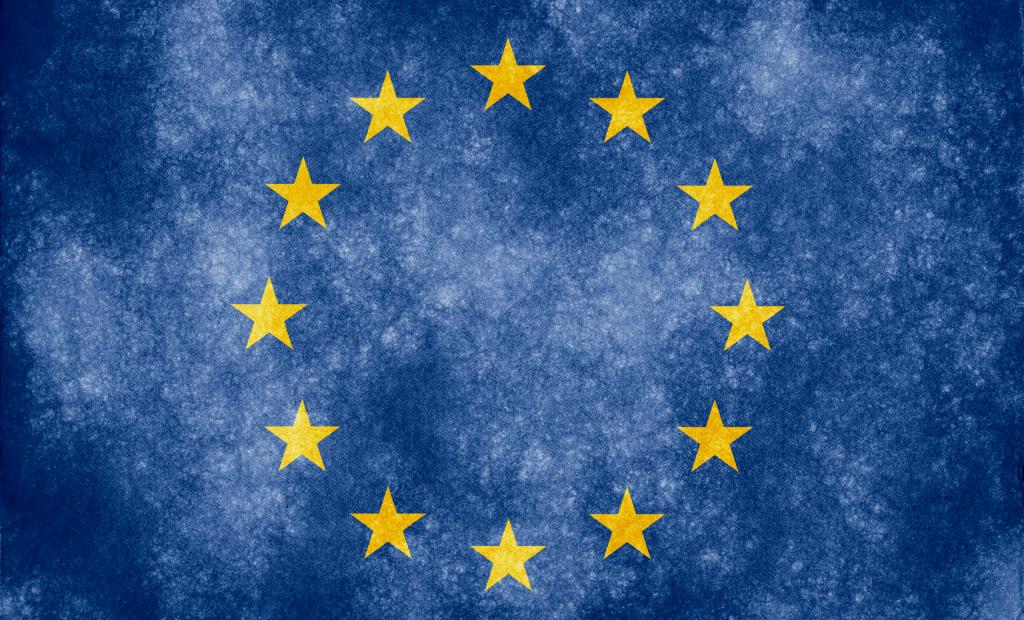 Textured Image of the EU Flag