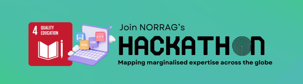 NORRAG Hackathon IHEID website Banner