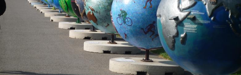 Globes exhibition in Geneva