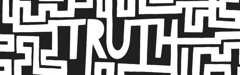 Maze with the word “TRUTH” at its centre