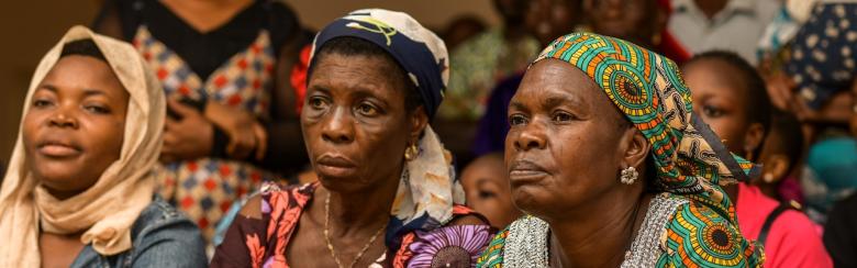 African Senior Citizens Gathered to Receive Government Palliatives.