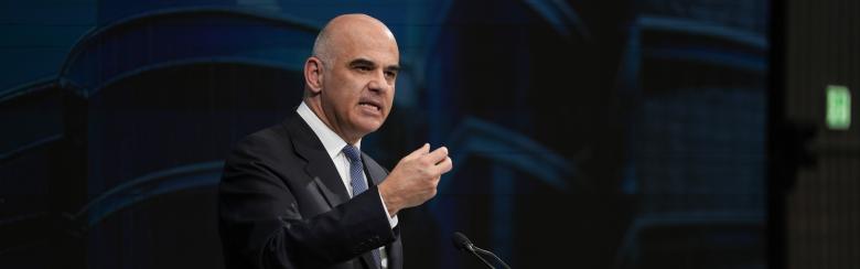 Alain Berset Conseil d'Europe banner