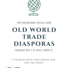 old world trade event poster