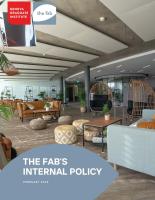 Fab's Internal Policy cover page